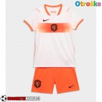 Otroške Nogometnih dresov Nizozemska Gostujoči SP 2026 Kratki rokavi (+ hlače)